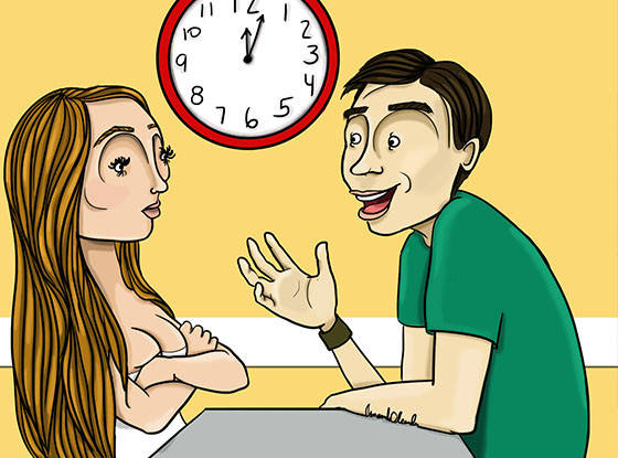 4. On average, men have around one hour to make their first impression on a woman