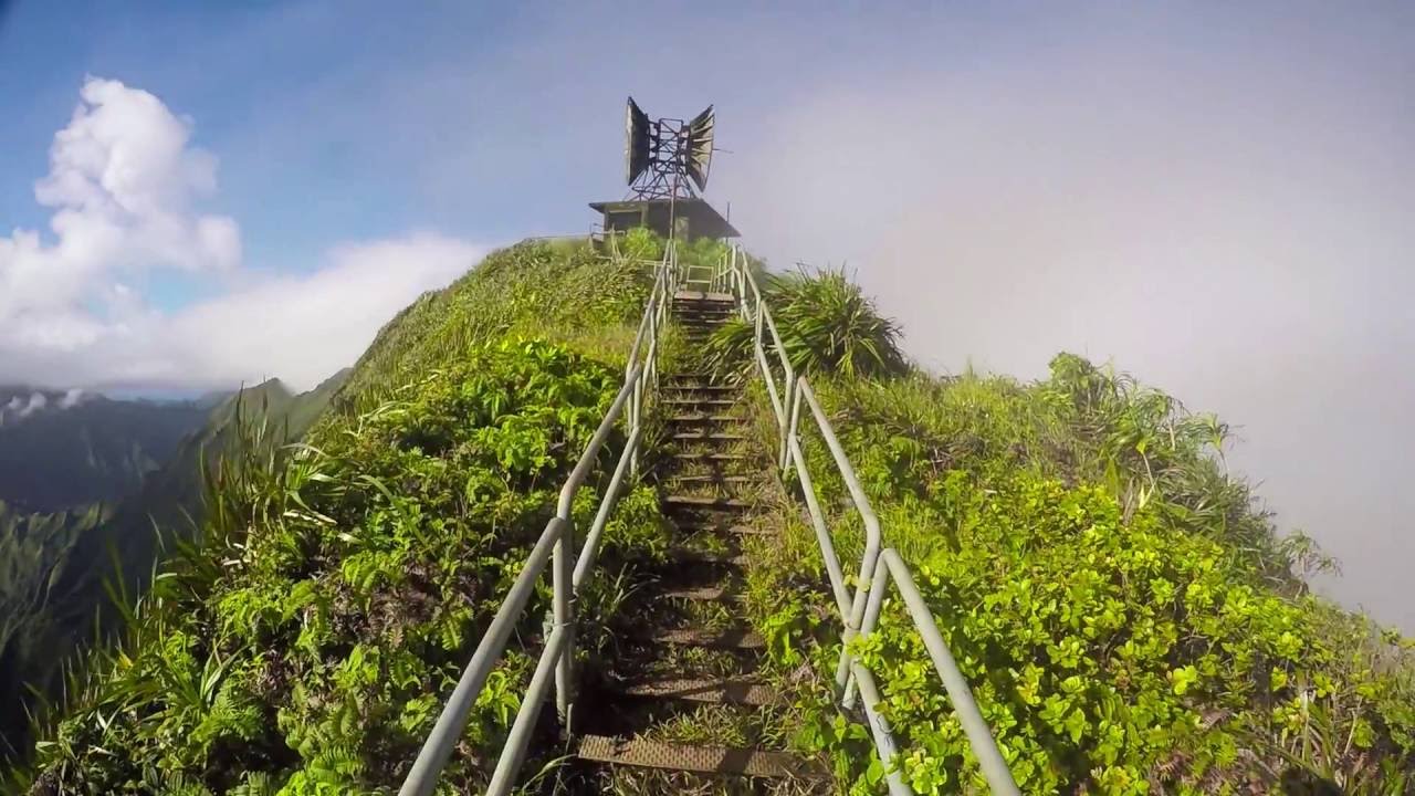 Haiku Stairs In Oahu, Hawaii