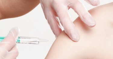boy vaccinated