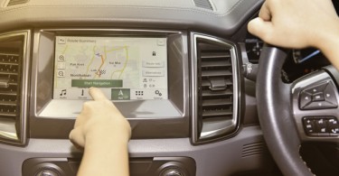 Driving Along GPS Navigation System