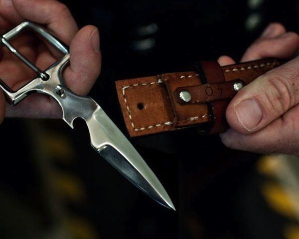 Belt Buckle Knife