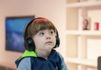 Kids Using Headphones