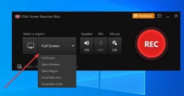 IObit Screen Recorder