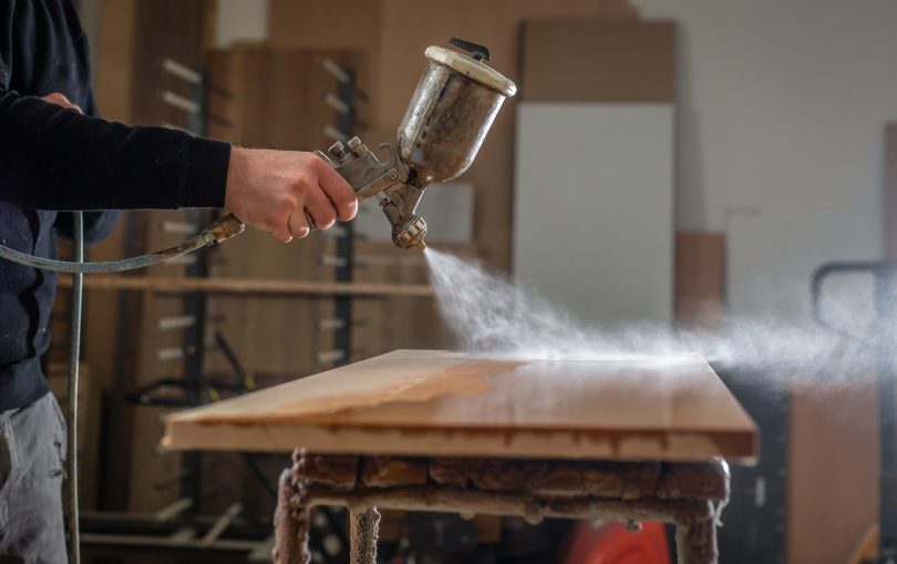 best spray paint for wood furniture