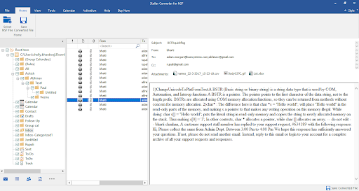 Using Stellar Converter for NSF_Preview the Content
