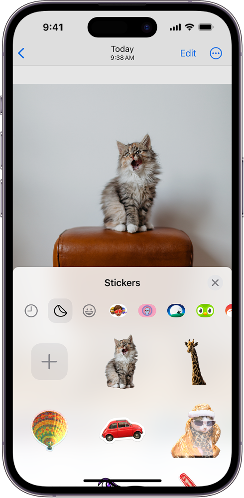 Make stickers from your photos on iPhone