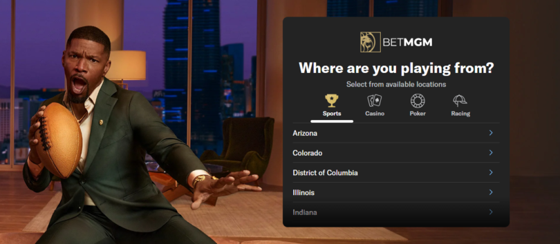 Online Casino Website BetMGM Down