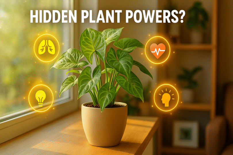 the Syngonium’s surprising benefits—air detox, focus enhancement, Feng Shui balance, and more. A must-have plant for small spaces and big energy.