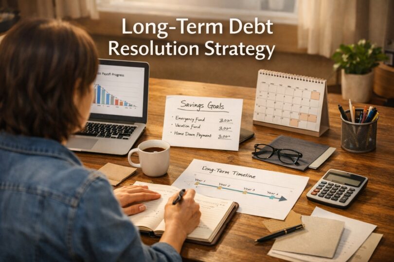 Debt freedom isn’t a sprint. Learn how to create a sustainable, multi-year plan that actually works in real life.