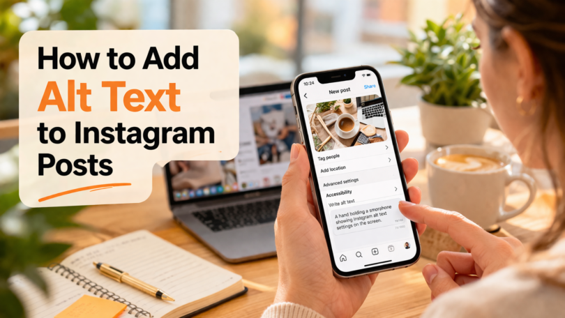 add alt text to Instagram posts