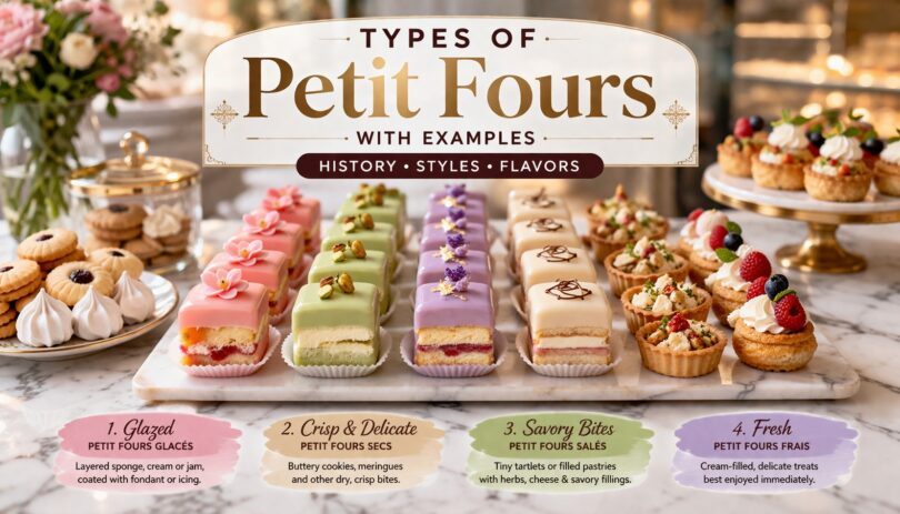 Types of Petit Fours with Examples