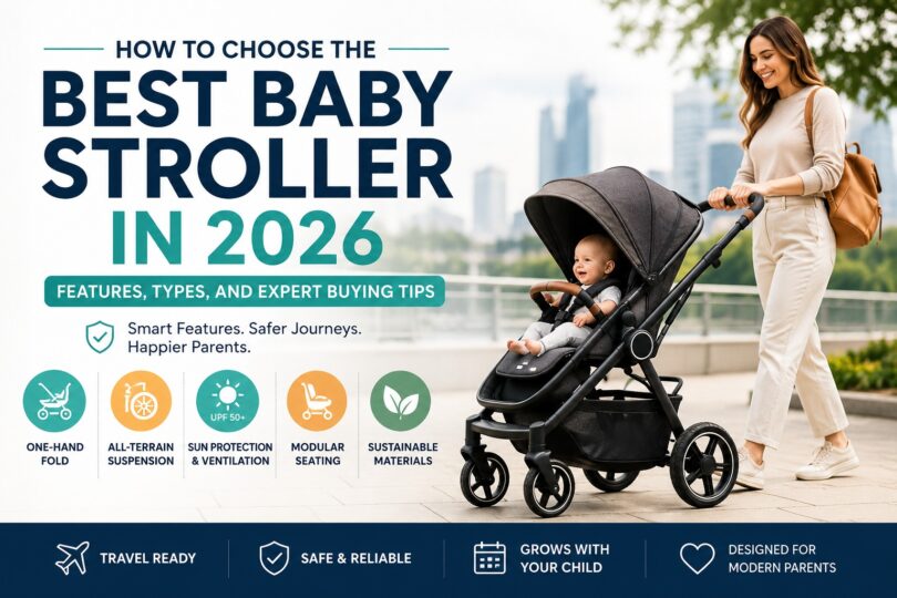 Find the best baby stroller with this complete guide covering lightweight strollers, travel systems, safety features, all-terrain models, and buying tips.
