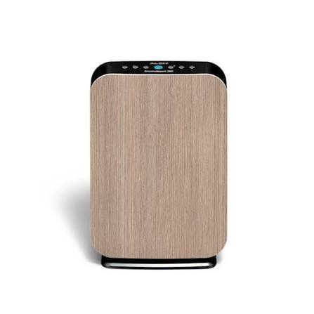 Alen BreatheSmart 75i air purifier in an open-plan living room with pets