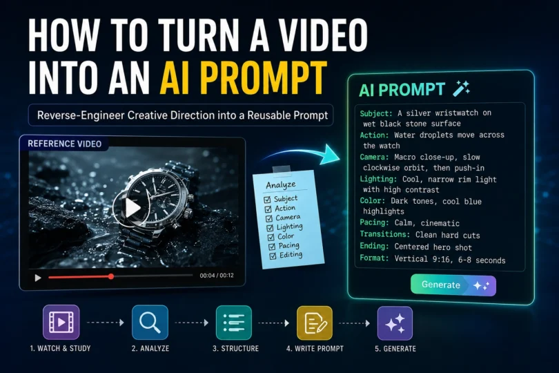 How to turn a video into an AI prompt