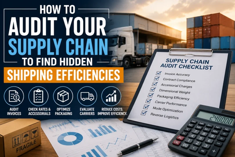 Supply Chain Audit for Hidden Shipping Efficiencies