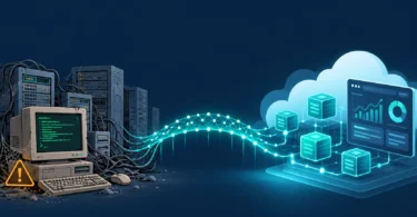Aging legacy software system being modernized into a cloud-based application architecture