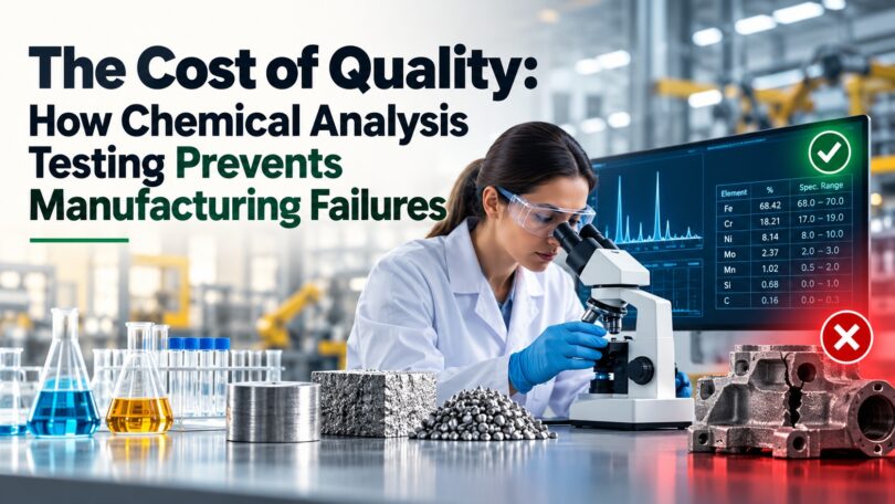 how chemical analysis testing helps manufacturers detect contamination, verify materials, prevent product failures, and reduce costly recalls.